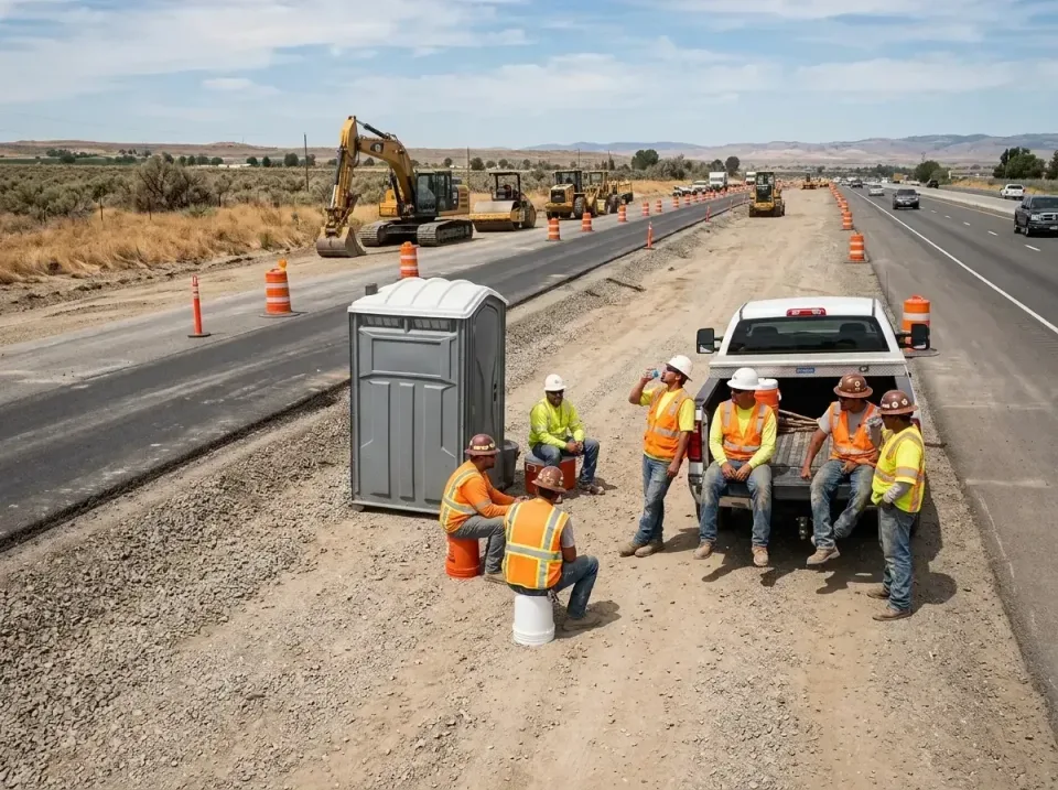 highway-road-construction-crew-007 — frequently asked questions, Porta Potty and Restroom Rentals in Boulevard Park, WA